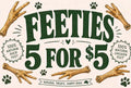 FEETIES - 5 for $5